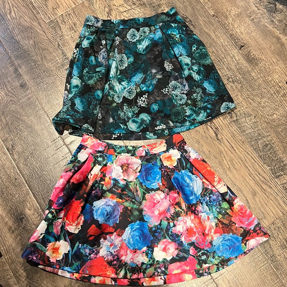 Express Floral Skater Skirt Bundle